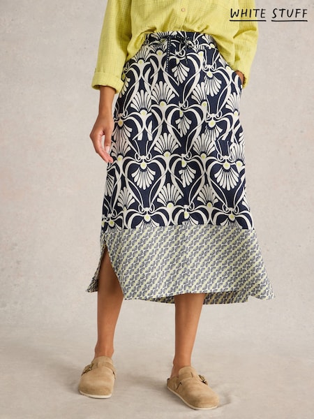 White Stuff Elle Linen Blend Skirt (F03328) | ‏373‏₪