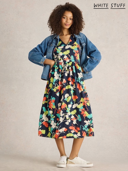 White Stuff Blue Leah Jersey Dress (F03333) | €74
