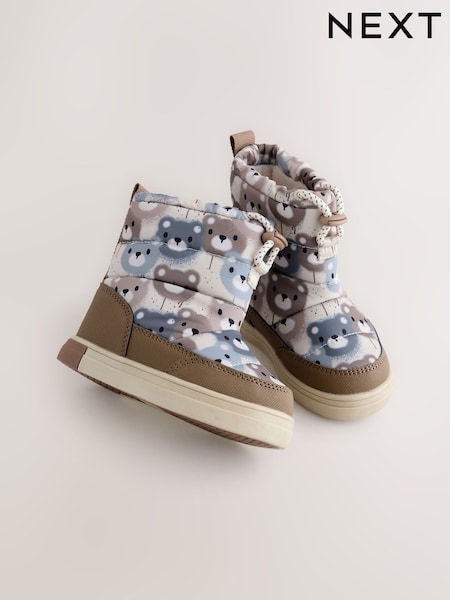 Neutral Bear Thermal Thinsulate™ Lined Quilted Water Resistant Boots (F03369) | 168 QAR - 198 QAR