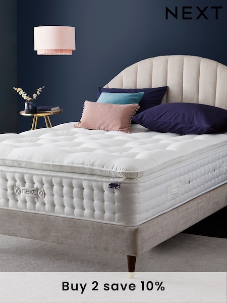 4500 Pocket Sprung Superior Deluxe Wool Mattress Firm with Pillow Top (F03411) | €1,175 - €1,425