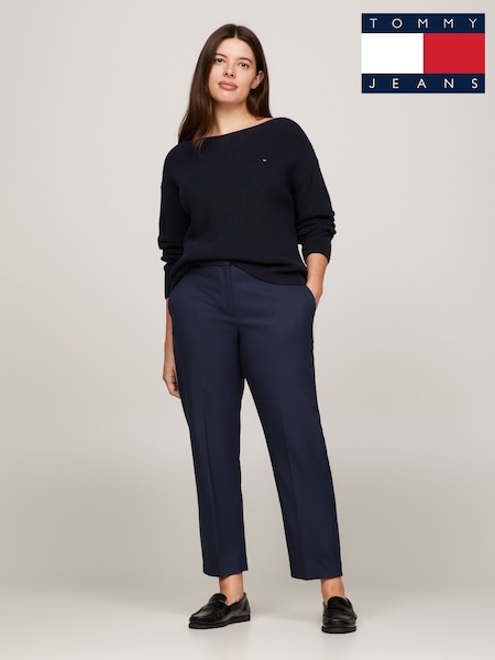 Tommy Jeans Blue Slim Straight Core Trousers (F03419) | €79