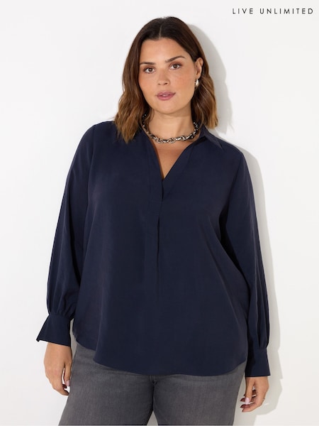 Live Unlimited Soft Touch Half Placket Shirt (F03497) | €86