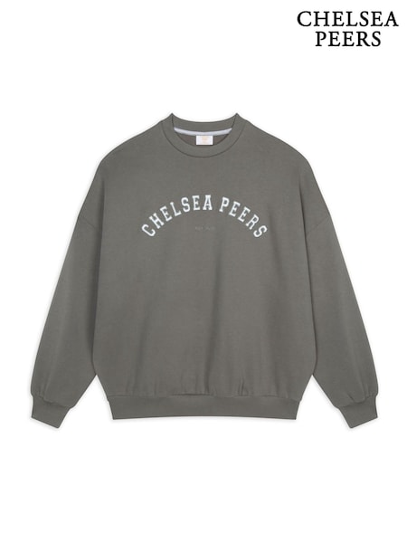 Chelsea Peers Green Cotton Embroidered Logo Sweatshirt (F03520) | €66