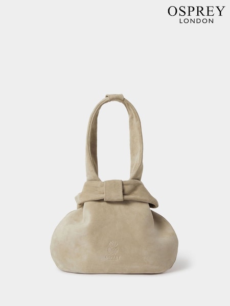Osprey London The Suede Opera Nude Bag (F03575) | €113