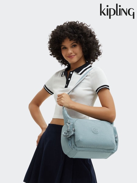 Grey - Kipling Grey Gabb Relaxed Bag