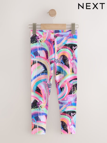 Regenbogen-Design - Printed Leggings (3-16yrs) (F03713) | 7 € - 14 €