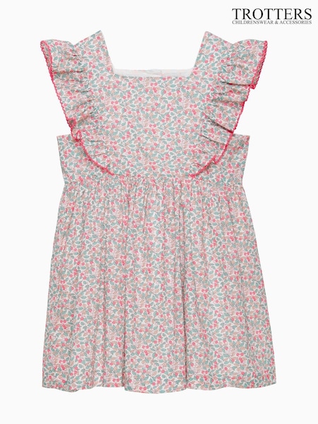 Trotters London Multi Liberty Print Coco 100% Cotton Dress (F03721) | 640 LEI - 685 LEI