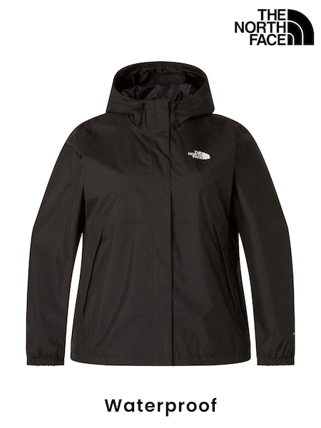 The North Face Black Plus Size Antora Waterproof Rain Jacket (F03941) | €152