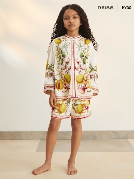 Reiss Winona Reiss | NYBG Satin Floral-Print Shirt (F04061) | 95 €
