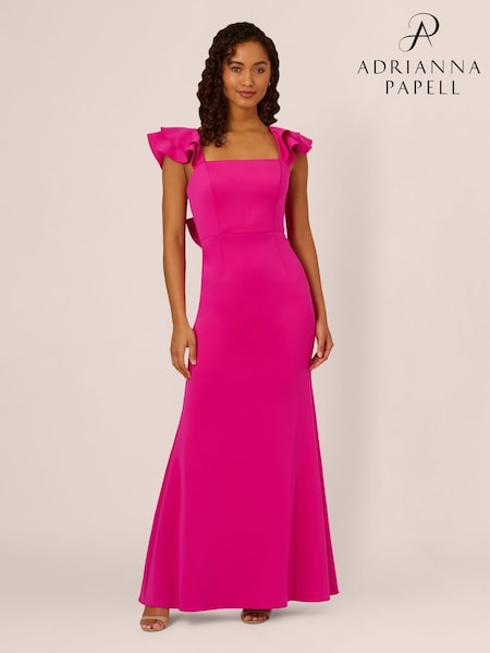 Adrianna Pink Papell Scuba Mermaid Gown (F04149) | €313