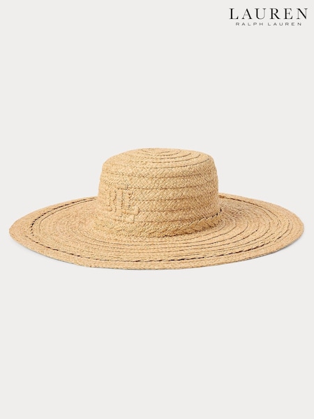 Lauren Ralph Lauren Natural Crochet Logo Sun Hat (F04208) | 186 €