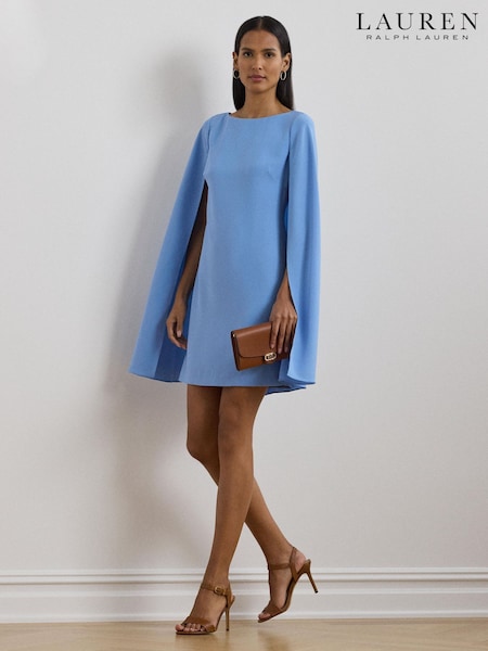 Lauren Ralph Lauren Petra Cape Georgette Cocktail Mini Dress (F04272) | 15,561 UAH