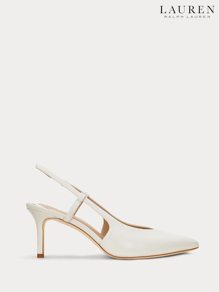 Lauren Ralph Lauren Khloe Leather Slingback Heels (F04277) | € 232