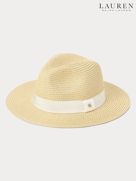 Lauren Ralph Lauren Straw Fedora Hat (F04297) | €112