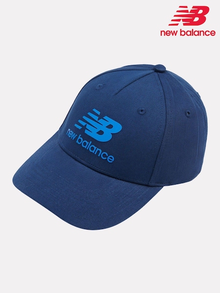 Albastru - Şapcă cu logo New Balance Stacked (F04344) | 134 LEI