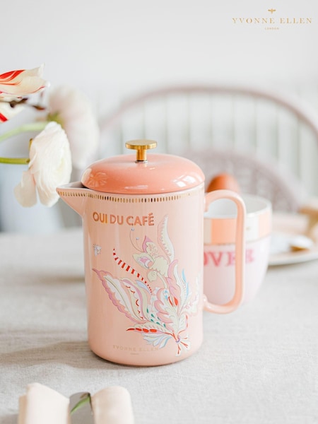 Yvonne Ellen Pink Ceramic Cafetiere (F04502) | €61