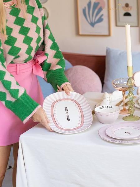 Yvonne Ellen Multi Buon Appetito 34cm Slogan Platter Plate (F04509) | €54