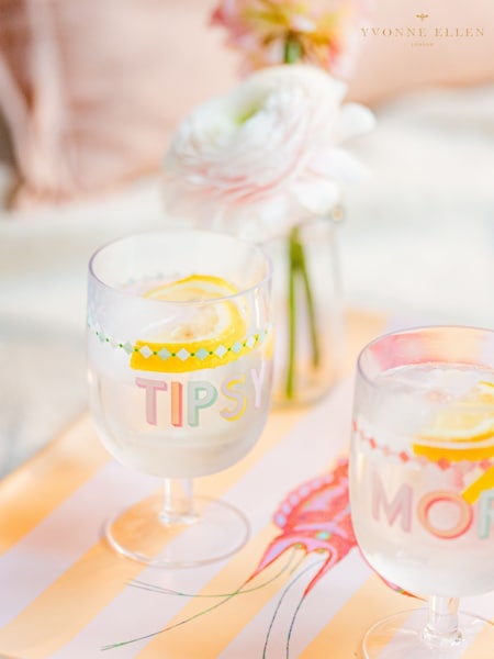 Yvonne Ellen Set of 4 Clear Picnic Wine Glasses (F04542) | €27