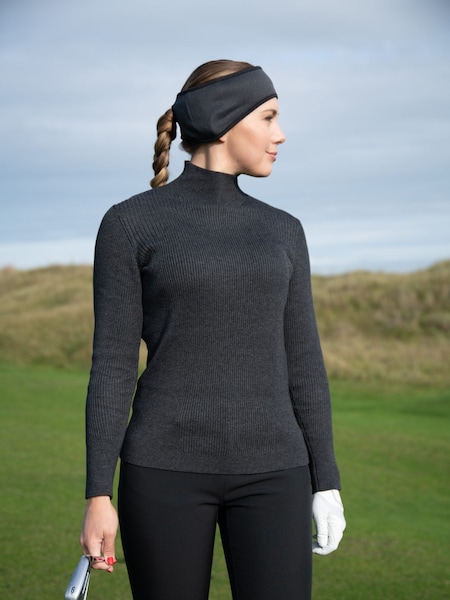 Callaway Apparel Grey Body Mapped Sweater (F04551) | €79
