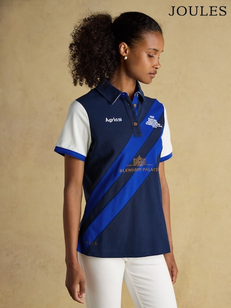 Official Blenhiem Navy European Championship Pique Polo Shirt (F04579) | €71.95
