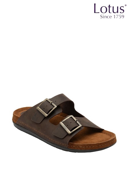 חום - Lotus Casual Sandals (F04598) | ‏277‏₪