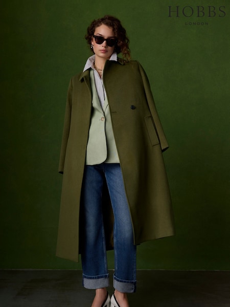 Hobbs Green Livia Wool Coat (F04727) | ₪1,906
