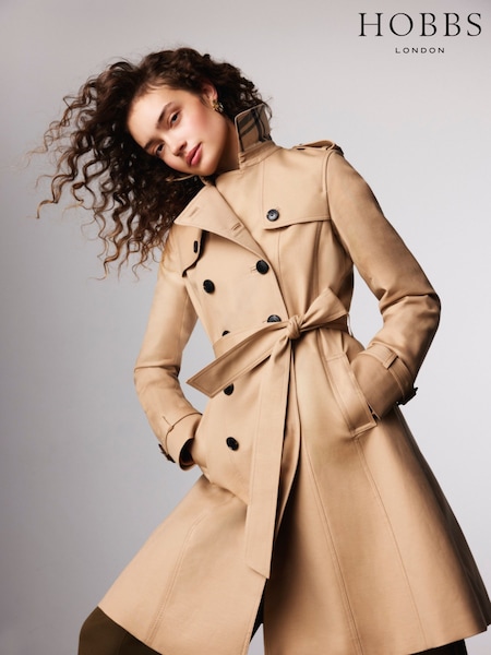 Hobbs Brown Skylar Trench Coat (F04735) | R$ 2.160