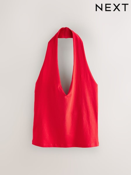 Red Halter Neck Vest (F04791) | 40 QAR