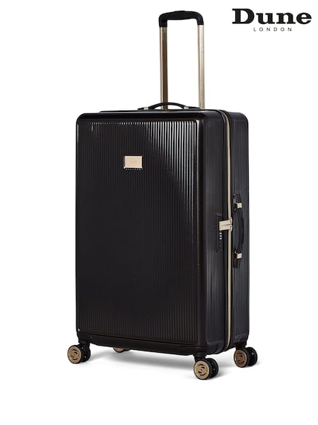 Dune London Black Large Olivia 77cm Suitcase (F04809) | €211