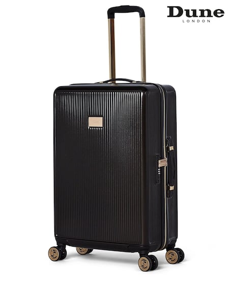 Dune London Black Olivia 67cm Medium Suitcase (F04822) | €197