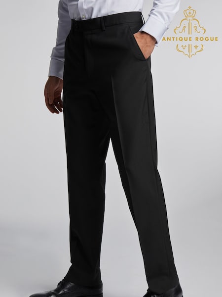 Antique Rogue Black Dress Wear Trousers (F04827) | €97