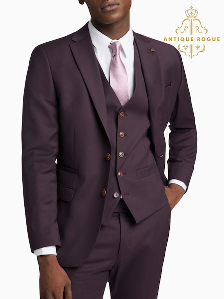 Antique Rogue Purple Bay Merlot Plain Jacket (F04847) | €179