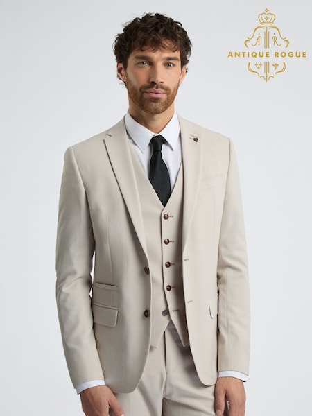Naravni - Standardni kroj - Antique Rogue Branton Texture Jacket (F04853) | € 165
