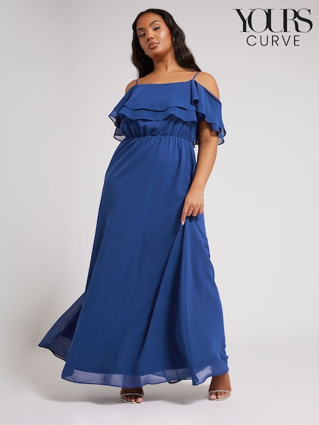 Yours Curve London Plain Cold Shoulder Dress (F04931) | €97