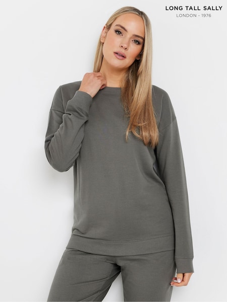 Long Tall Sally Grey Crew Neck Sweatshirt (F04940) | 1,562 UAH