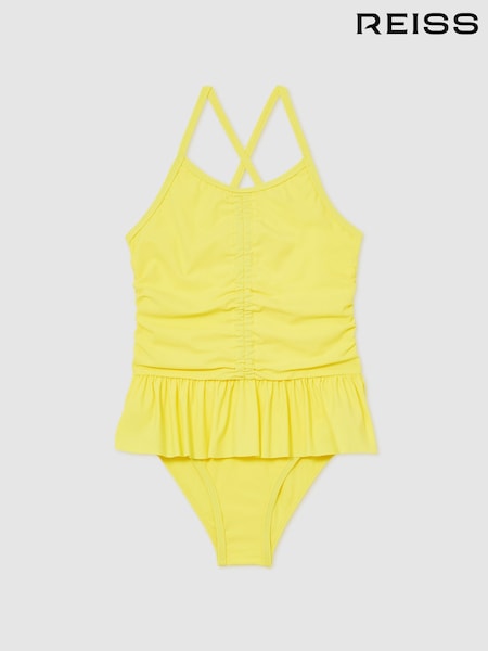Reiss Leomie Ruched Ruffle Swimsuit (F05139) | 60 €
