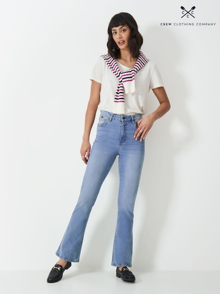 Crew Clothing Company Blue Bootcut Jeans (F05435) | €78