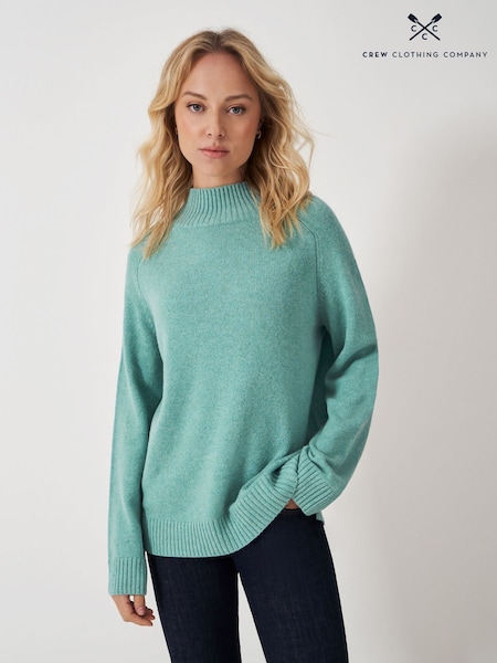 Crew Clothing Green Harmony Saddle Shoulder Jumper (F05446) | €87
