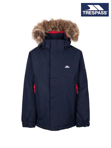 Trespass Blue Kids Unisex Wyald Rainwear Jacket (F05518) | ‏431 د.إ.‏