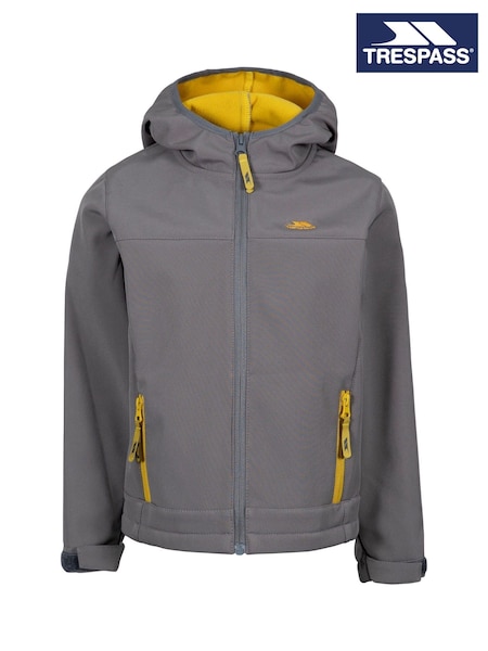 Trespass Unisex Grey Faster Softshell Jacket (F05531) | €73