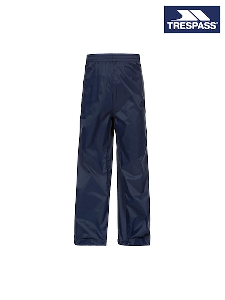 Trespass Unisex Kids Blue Qikpac Packaway Trousers (F05540) | €43