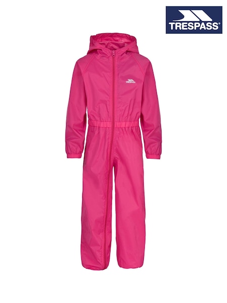 Trespass Babies Pink Button Snowsuits (F05548) | ‏191‏₪