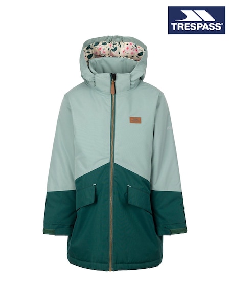 Trespass Unisex Kids Green Oleta Rainwear Jacket (F05563) | 98 €