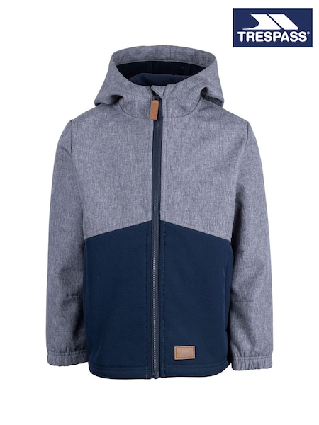 Trespass Unisex Blue Cheerfully Softshell Jacket (F05572) | €73