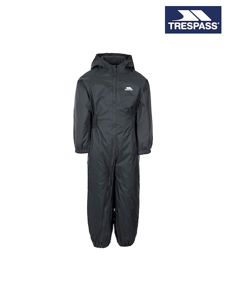 Trespass Childs Grey Dripdrop Puddlesuit (F05590) | AED309