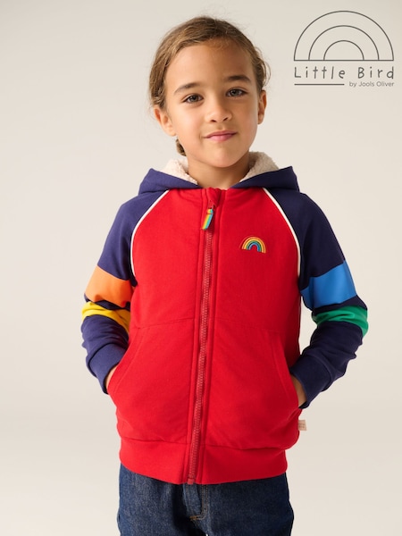Little Bird by Jools Oliver Cotton Zip Through Colour Block Pocket Hoodie (F05674) | ‏158 ر.ق. - ‏188 ر.ق.