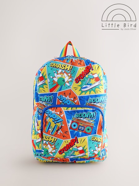 Little Bird by Jools Oliver Multi Back To School Rainbow Comic Backpack (F05836) | €25
