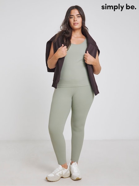 Simply Be Ribbed Leggings (F05918) | ‏214 ر.س.‏