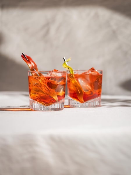 Nude Set of 4 Clear Caldera Whisky Glasses 325cc (F06010) | €43