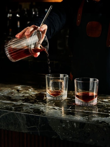 Nude Set of 4 Clear Caldera Whisky Glasses 270cc (F06013) | €43